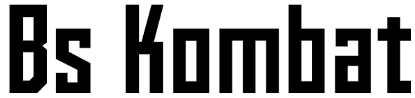 Bs Kombat Font