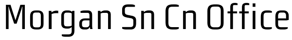 Morgan Sn Cn Office Font