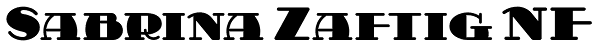 Sabrina Zaftig NF Font