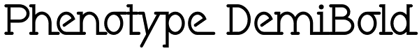 Phenotype DemiBold Font