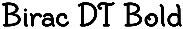 Birac DT Bold Font