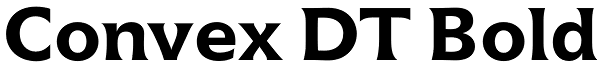 Convex DT Bold Font