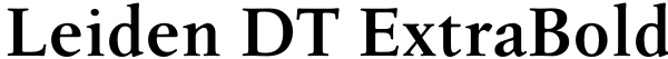 Leiden DT ExtraBold Font