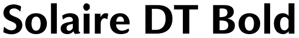 Solaire DT Bold Font