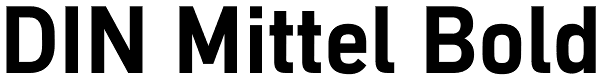 DIN Mittel Bold Font