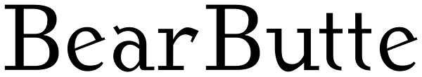 BearButte Font