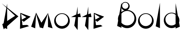 Demotte Bold Font