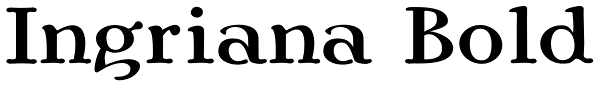 Ingriana Bold Font