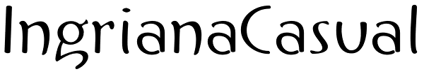 IngrianaCasual Font