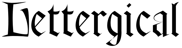 Lettergical Font