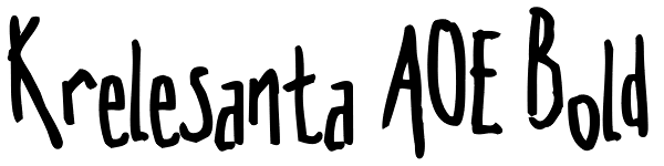 Krelesanta AOE Bold Font