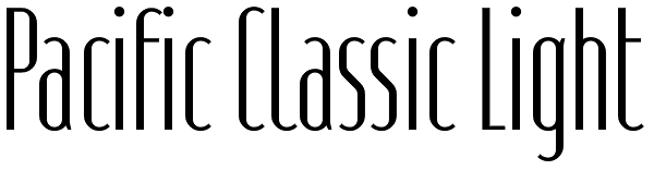 Pacific Classic Light Font