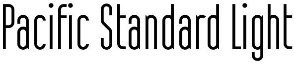 Pacific Standard Light Font