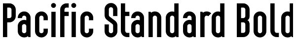 Pacific Standard Bold Font