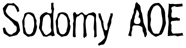 Sodomy AOE Font