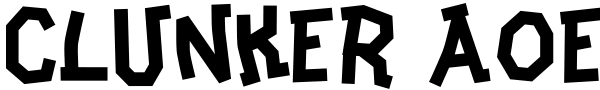 Clunker AOE Font