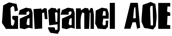 Gargamel AOE Font