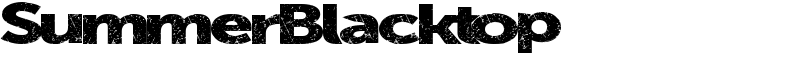 SummerBlacktop Font