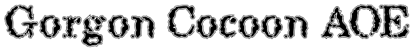 Gorgon Cocoon AOE Font