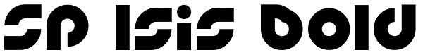 SP Isis Bold Font