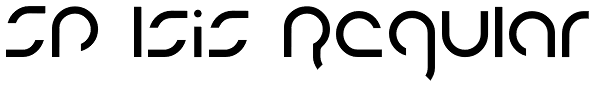 SP Isis Regular Font