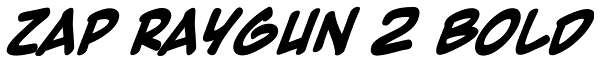 Zap Raygun 2 Bold Font