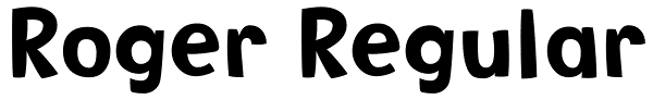 Roger Regular Font