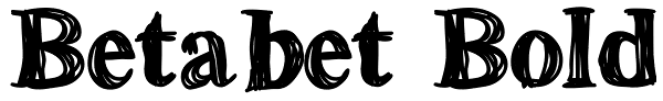 Betabet Bold Font