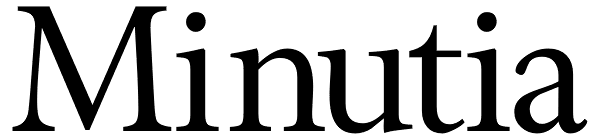 Minutia Font