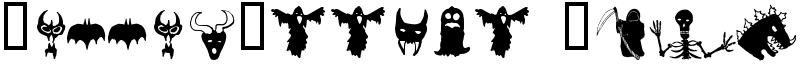 HollowWeenie Bats Font