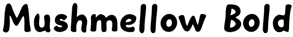 Mushmellow Bold Font