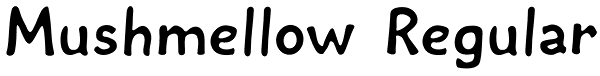 Mushmellow Regular Font