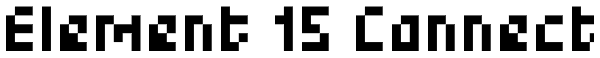 Element 15 Connect Font