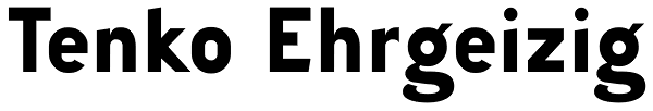 Tenko Ehrgeizig Font