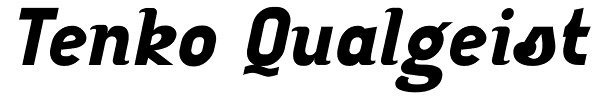 Tenko Qualgeist Font