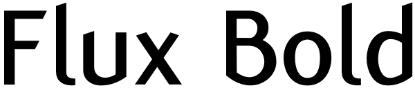 Flux Bold Font