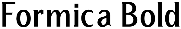 Formica Bold Font