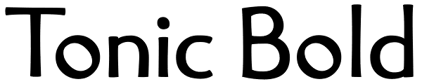 Tonic Bold Font