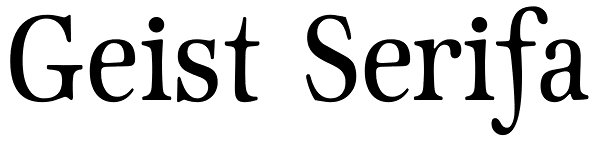 Geist Serifa Font