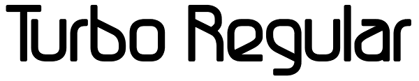 Turbo Regular Font