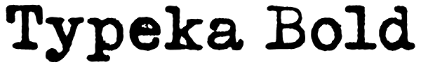 Typeka Bold Font