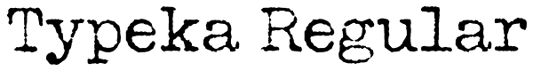 Typeka Regular Font