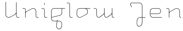 Uniglow Ten Font