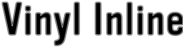 Vinyl Inline Font