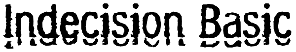 Indecision Basic Font