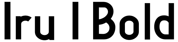 Iru 1 Bold Font