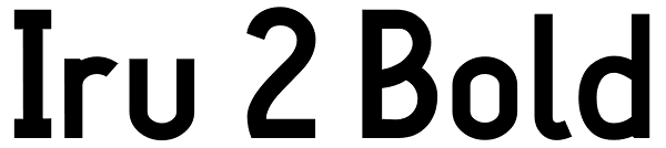 Iru 2 Bold Font