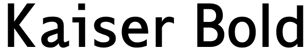 Kaiser Bold Font