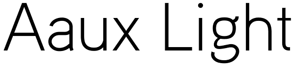 Aaux Light Font