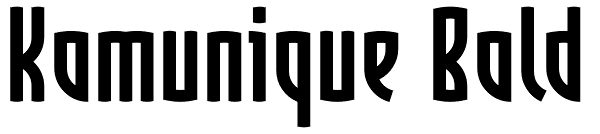 Komunique Bold Font